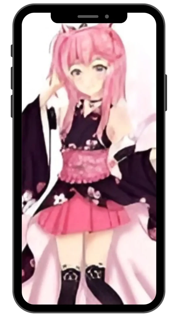 Home 5 User browsing APK NekoPoi homepage on smartphone for anime streaming.